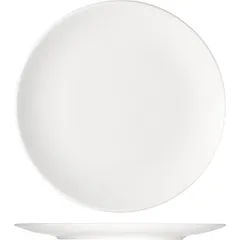 Plate “Options” small  porcelain  D=32, H=2cm  white