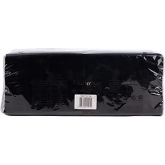 Салфетки бумажные «Папирус» однослойные 33*33см [400шт] черный, изображение 3