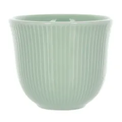 Стакан для горячих напитков фарфор 150мл св.зелен.