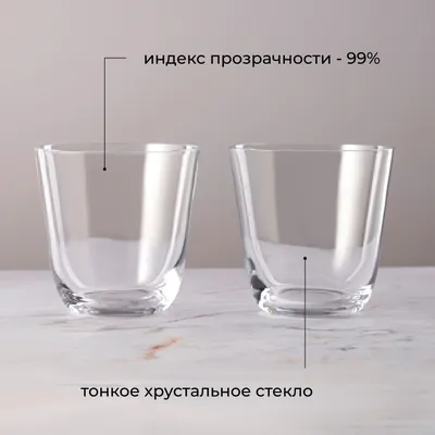 Олд фэшн (стакан) «Саваж» хр.стекло 260мл D=82,H=81мм прозр., изображение 3