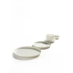 Блюдце «Бэйс» для масла фарфор D=6см белый,матовый, изображение 4