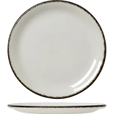 Тарелка «Чакоул Дэппл» пирожковая фарфор,фарфор D=15,H=2см белый,черный, Диаметр (мм): 150