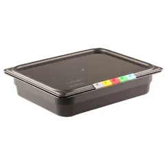 Gastronorm container (1/2) without lid  polyprop. , H=65, L=325, B=265mm  black