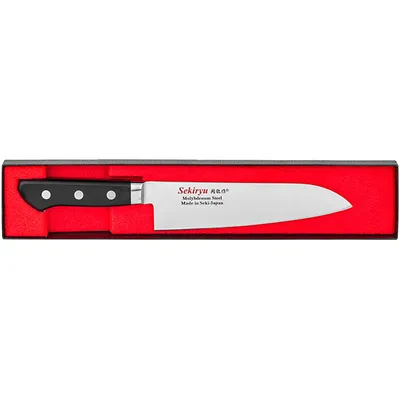 Нож кухонный «Осака» односторонняя заточк сталь нерж.,полиоксиметилен ,L=300/180,B=45мм, изображение 7