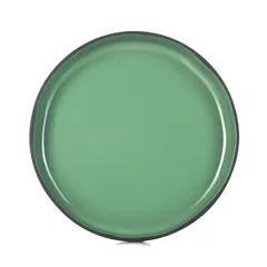 Plate “Karakter” with a high side  ceramics  D=230, H=33mm  emerald.