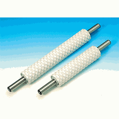 Decoration rolling pin with handles  plastic, stainless steel  D=6, L=25cm