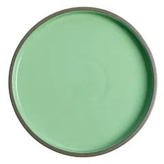 Тарелка «Блисс» с бортом фарфор D=268,H=31мм мятный