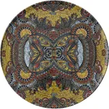 Тарелка «Мандала» фарфор D=32см разноцветн.