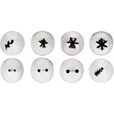 Набор кондитерских насадок[8шт] сталь нерж. D=17,H=30,L=115,B=60мм металлич.