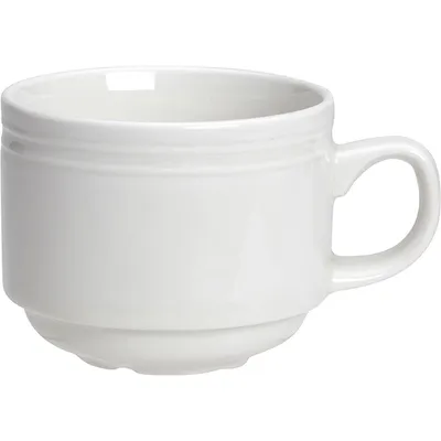Чашка чайная «Бид» фарфор 200мл белый