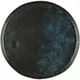 Тарелка «Фобос» мелкая керамика D=26,5см черный,синий, Цвет: Черный, Диаметр (мм): 265