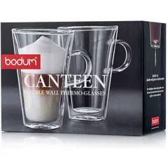 Термокружка «Кантин» набор[2шт] стекло 400мл прозр., изображение 2