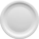 Тарелка «Отельер» мелкая стекло D=255,H=20мм белый