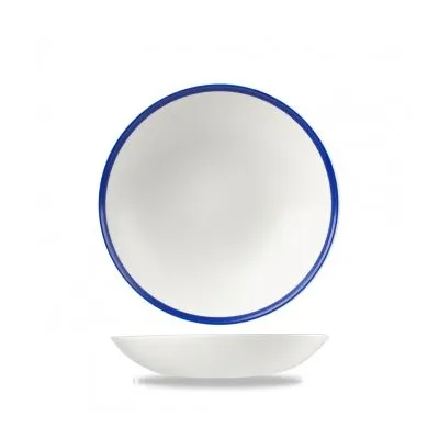 Салатник " Retro Blue" D=18,2см  420мл  белый, голубой  CHURCHILL
