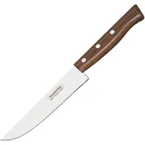 Нож поварской сталь,дерево ,L=340/200,B=35мм коричнев.,металлич.