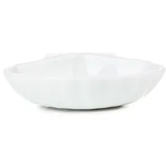 Блюдо для комплимента «Миниатюра» ракушка фарфор 20мл ,H=20,L=75,B=70мм белый, изображение 2