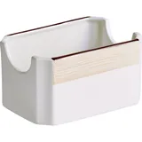 Сахарница для пакетиков «Чино» фарфор 150мл ,H=56,L=102,B=70мм белый,бежев.