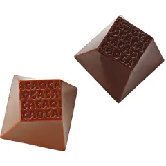 Форма для шоколада «Какао»[35шт] пластик ,H=25,L=25,B=25мм
