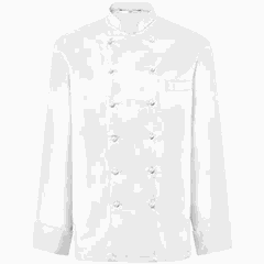 Chef's jacket size S, non-woven  polyester, cotton  white