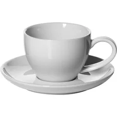 Кофейная пара «Кунстверк» фарфор 90мл D=112,H=49,L=90мм белый