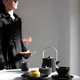 Чайник заварочный «Пекое» с ситом керамика,металл 0,55л D=12,5,H=12см черный, изображение 4