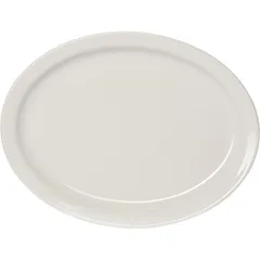 Блюдо «Америка» овальное фарфор ,H=55,L=350,B=255мм белый
