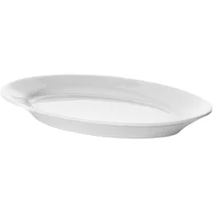 Блюдо «Принцип» овальное фарфор ,H=25,L=240,B=170мм белый, изображение 2