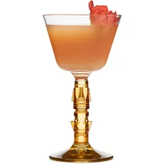 Бокал для вина «Тики» стекло 200мл D=90,H=163мм прозр.,амбер, изображение 2