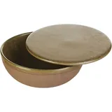 Салатник «Серфис» с крышкой керамика D=13,H=5см зелен.