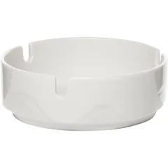 Пепельница «Мелодия» фарфор D=101,H=35мм белый