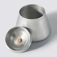 Сахарница «Арго» с крышкой алюмин. 250мл D=60,H=85мм серебрист., изображение 4