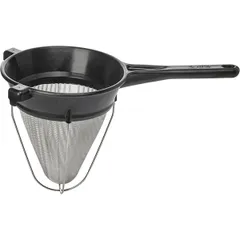 Sieve-cone  stainless steel, plastic  D=20, H=24.5, L=39 cm  metal.