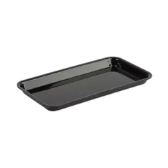 Поднос прямоугольный акрил ,H=17,L=280,B=140мм черный