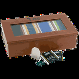 Органайзер для чайных пакетиков 4 отделения дерево ,H=90,L=335/200мм коричнев.