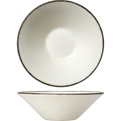 Salad bowl “Chakoul dapple”  porcelain  D=20.3 cm  white, black