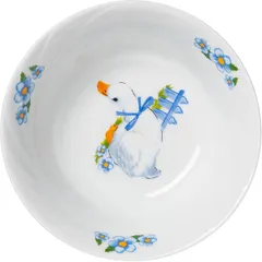 Salad bowl “Goslings” porcelain 360ml white