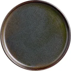 Plate “Wabi Sabi Slate” pie porcelain D=15.8cm anthracite