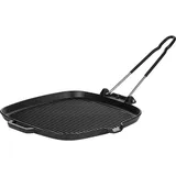 Сковорода-гриль чугун ,H=30,L=255,B=255мм черный