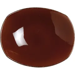 Deep plate “Terramesa Mocha”  porcelain , H=4, L=21, B=19 cm  dark brown.