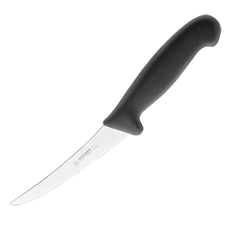 Нож для обвалки мяса сталь нерж.,пластик ,L=275/145,B=23мм черный,металлич.