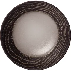 Салатник «Арборесценс» фарфор 175мл D=140,H=32мм черный,серый