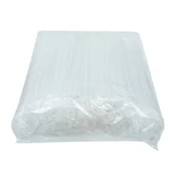 Трубочки в индивидуальной упаковке[100шт] полипроп. D=12,L=240мм прозр., изображение 2