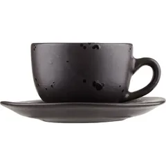 Пара чайная «Оникс» керамика 200мл D=150,H=65мм черный