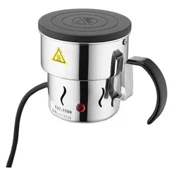 Элемент электронагревательный для мармита сталь нерж.,пластик D=11,H=11,5см 350вт серебрист.,черный