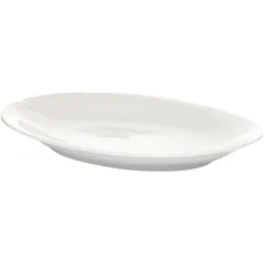 Блюдо «Мелодия» овальное фарфор ,H=35,L=320,B=230мм белый, изображение 2