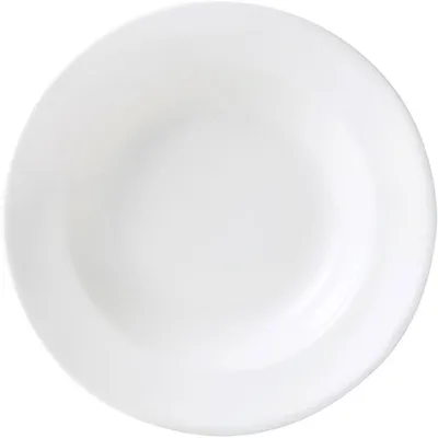 Тарелка для пасты «Симплисити Хармони» фарфор 450мл D=24,H=4см белый