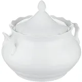 Супница «Романc» фарфор 3л D=14,H=23,L=23см белый