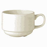 Чашка кофейная «Айвори» фарфор 100мл D=65,H=50,L=85мм слон.кость