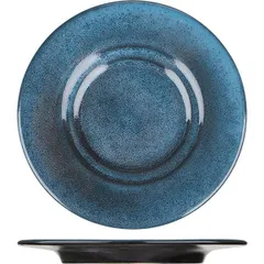 Universal saucer “Milky Way blue”  porcelain  D=15.5 cm  blue, black