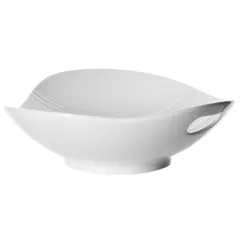 Салатник «Органикс» фарфор 0,75л ,H=10,L=27,B=25см белый